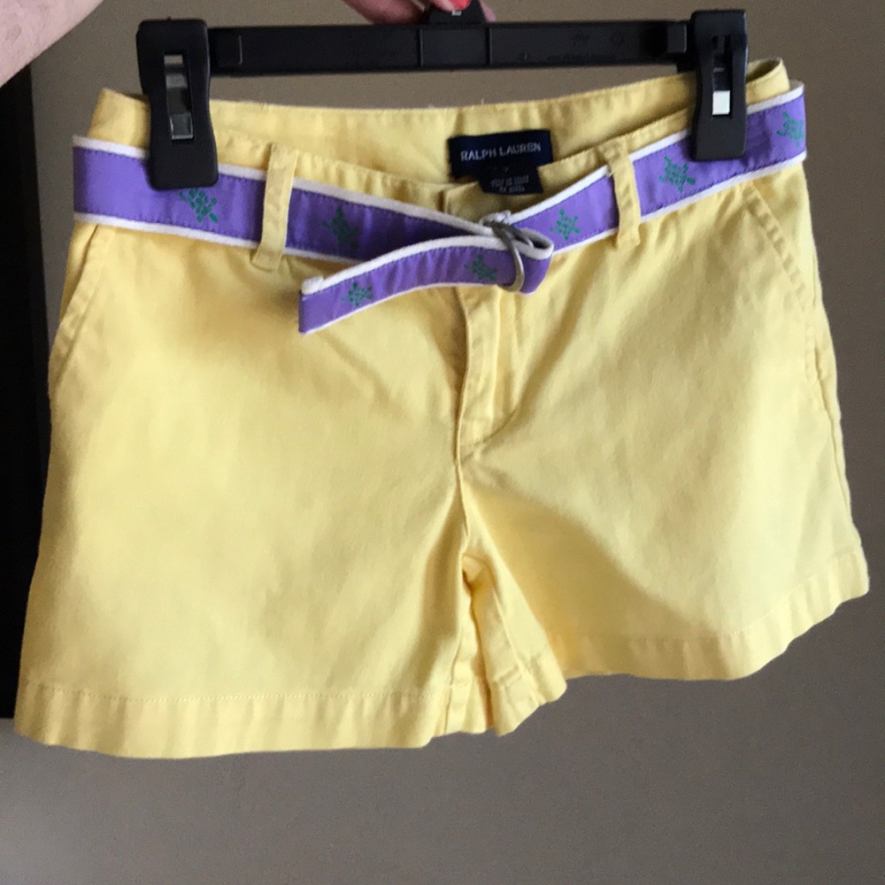 Ralph Lauren Yellow Shorts